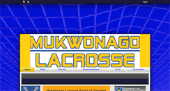 Desktop Screenshot of mukwonagolacrosse.com